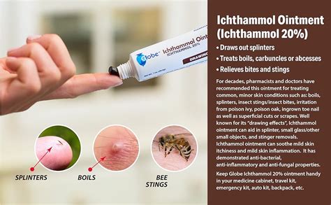Use tweezers to pull out the foreign object. . How to apply ichthammol ointment on boils